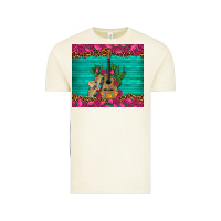 Vintage Arctic mexican guitar roses cactus sombrero Vintage Tee - Artiststas