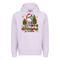 Lilac i want a hippopotamus for christmas Premium Hoodie - AdoDesignShop