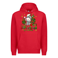 Red i want a hippopotamus for christmas Premium Hoodie - AdoDesignShop