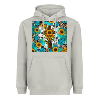 Moon Dust sunflower cross cowhide gemstones Heavyweight Hoodie - RanaPortraitStore