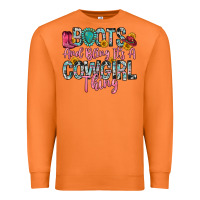Carrot boots and bling it s a cowgirl thing Premium Sweatshirt - Zillion Design Studio