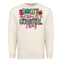 Sandshell boots and bling it s a cowgirl thing Premium Sweatshirt - Zillion Design Studio