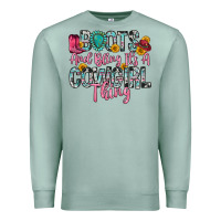 Seafoam boots and bling it s a cowgirl thing Premium Sweatshirt - Zillion Design Studio