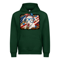 Forest Green 4th of july baby sheep Urban Hoodie - Jasminsmagicworld