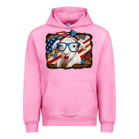Fuchsia Pink 4th of july baby sheep Urban Hoodie - Jasminsmagicworld