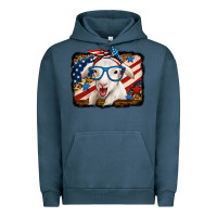 Pigment Midnight Navy 4th of july baby sheep Urban Hoodie - Jasminsmagicworld