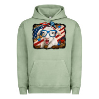 Pigment Oil Green 4th of july baby sheep Urban Hoodie - Jasminsmagicworld