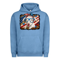 Pigment Pebble Blue 4th of july baby sheep Urban Hoodie - Jasminsmagicworld