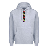 Heather Grey Halloween Key Fob Premium Hoodie - BundleAndBundleShop