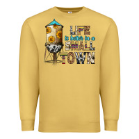 Antique Gold life is better in a small town Premium Sweatshirt - Zillion Design Studio