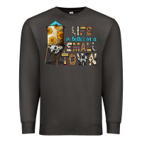 Smoke life is better in a small town Premium Sweatshirt - Zillion Design Studio
