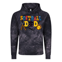 Cloud Black softball dad Vintage Hoodie - AdoDesignShop