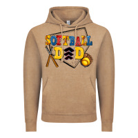 Vintage Coffee softball dad Vintage Hoodie - AdoDesignShop
