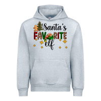 Heather Grey santa's favorite elf Urban Hoodie - AdoDesignShop