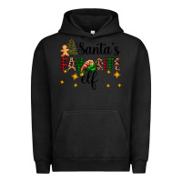 Pigment Black santa's favorite elf Urban Hoodie - AdoDesignShop