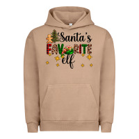 Pigment Burro santa's favorite elf Urban Hoodie - AdoDesignShop