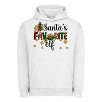 Pigment Lunar Rock santa's favorite elf Urban Hoodie - AdoDesignShop