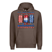 Coffee i'm not drunk i'm patriotic Premium Hoodie - JahusDesignShop