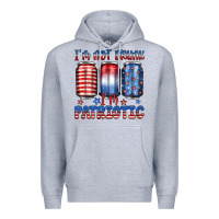 Heather Grey i'm not drunk i'm patriotic Premium Hoodie - JahusDesignShop