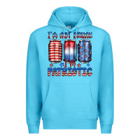 Ocean Blue i'm not drunk i'm patriotic Premium Hoodie - JahusDesignShop