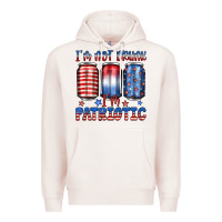 Pale Pink i'm not drunk i'm patriotic Premium Hoodie - JahusDesignShop