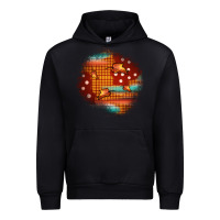 Black fall patch Urban Hoodie - JahusDesignShop
