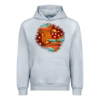Heather Grey fall patch Urban Hoodie - JahusDesignShop