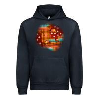 Navy fall patch Urban Hoodie - JahusDesignShop