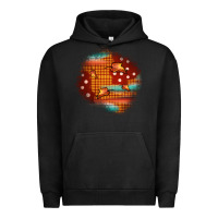 Pigment Black fall patch Urban Hoodie - JahusDesignShop