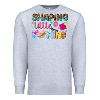 Heather Grey shaping little mind Premium Sweatshirt - texasbilliewilder