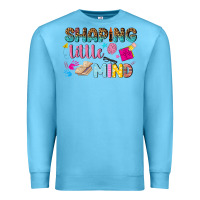 Ocean Blue shaping little mind Premium Sweatshirt - texasbilliewilder