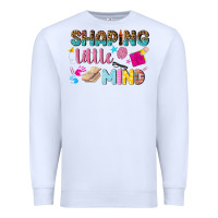 White shaping little mind Premium Sweatshirt - texasbilliewilder
