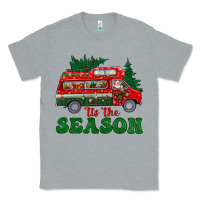 Heather Grey christmas 'tis the season Classic Tee - BundleAndBundleShop