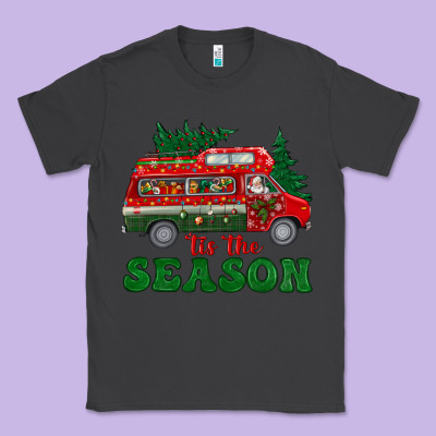 Christmas 'tis The Season Classic Tee Designed By Bundleandbundleshop
