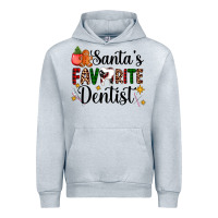Heather Grey santa's favorite dentist Urban Hoodie - AdoDesignShop