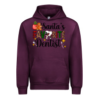Mauve Wine santa's favorite dentist Urban Hoodie - AdoDesignShop