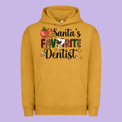 Santa's Favorite Dentist Urban Hoodie Designed By Adodesignshop