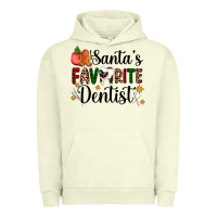 Pigment Pistachio santa's favorite dentist Urban Hoodie - AdoDesignShop