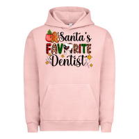 Pigment Salmon santa's favorite dentist Urban Hoodie - AdoDesignShop
