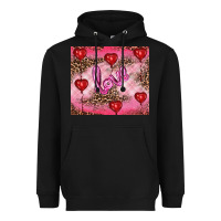 Black valentines day love Heavyweight Hoodie - RanaPortraitStore
