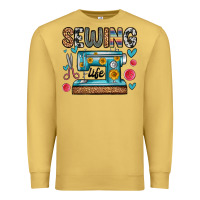 Antique Gold sewing life Premium Sweatshirt - Zillion Design Studio