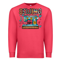 Cardinal sewing life Premium Sweatshirt - Zillion Design Studio