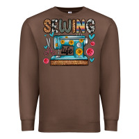 Chestnut sewing life Premium Sweatshirt - Zillion Design Studio