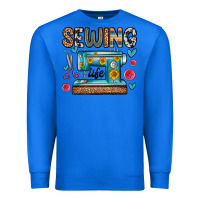 True Royal sewing life Premium Sweatshirt - Zillion Design Studio