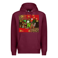 Burgundy cna christmas Premium Hoodie - AdoDesignShop