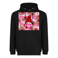 Black valentines day gnomes Heavyweight Hoodie - RanaPortraitStore