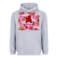 Heather Grey valentines day gnomes Heavyweight Hoodie - RanaPortraitStore