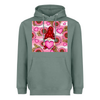 Sage valentines day gnomes Heavyweight Hoodie - RanaPortraitStore