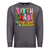 Charcoal Heather sixth grade energy Premium Sweatshirt - texasbilliewilder