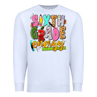 White sixth grade energy Premium Sweatshirt - texasbilliewilder
